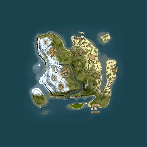 Rust map seed 1971312489, 2500x2500m top-down preview