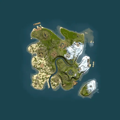 Rust map seed 1694839295, 2500x2500m top-down preview