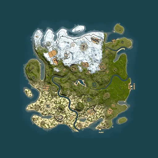 Rust map seed 1253519347, 4000x4000m top-down preview
