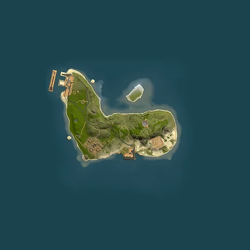 Rust map seed 1327331241, 1500x1500m top-down preview