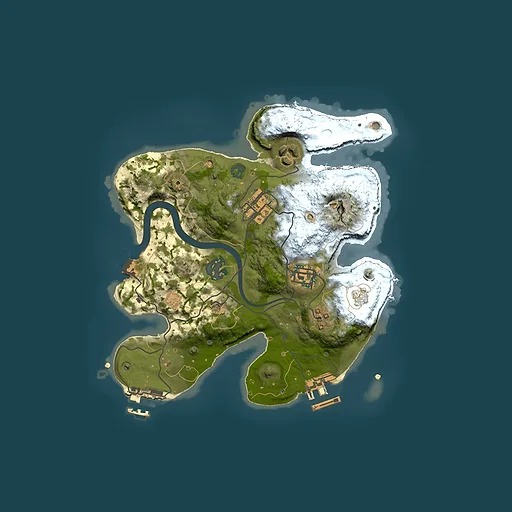 Rust map seed 1561045110, 2500x2500m top-down preview