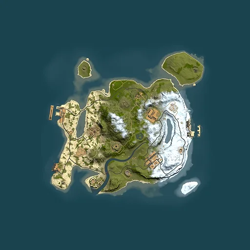 Rust map seed 1983565910, 2500x2500m top-down preview