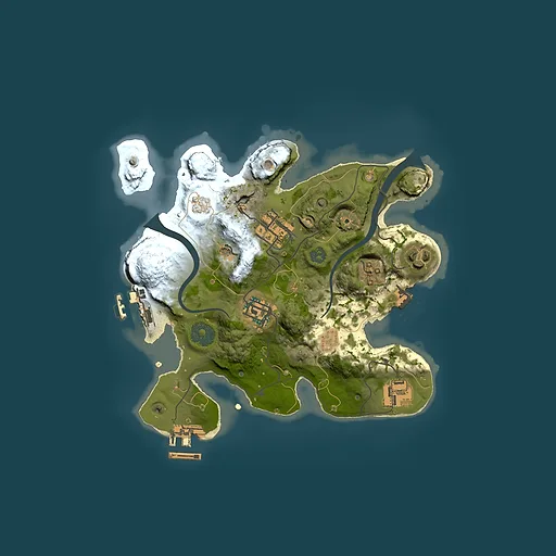 Rust map seed 1393715435, 2500x2500m top-down preview