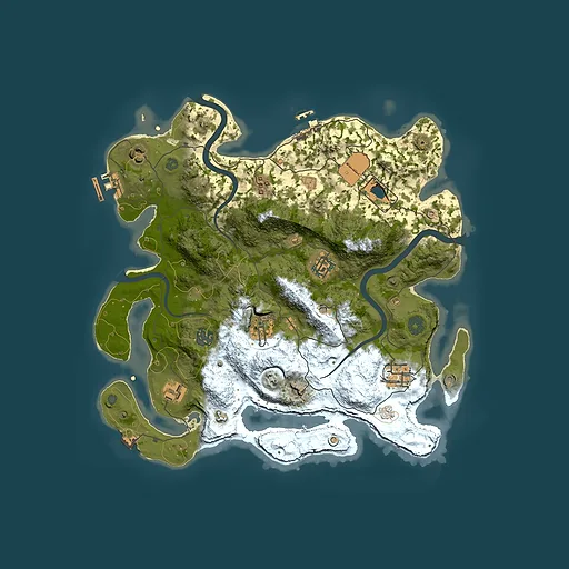 Rust map seed 1735144184, 3500x3500m top-down preview