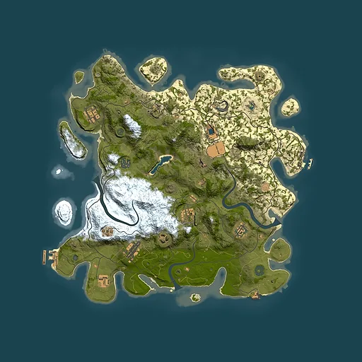Rust map seed 512253393, 4000x4000m top-down preview