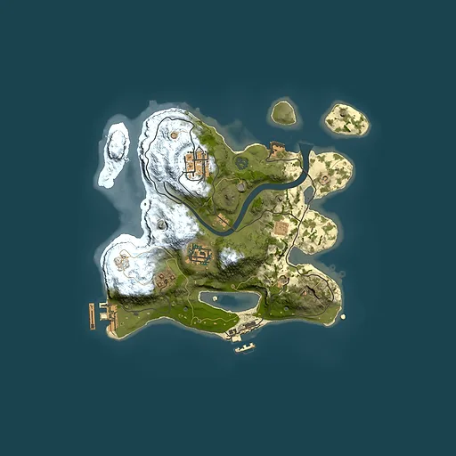 Rust map seed 1727768498, 2500x2500m top-down preview