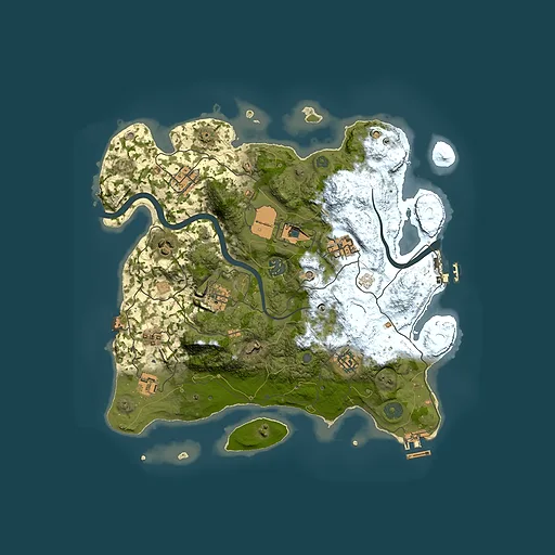 Rust map seed 2017337916, 3500x3500m top-down preview