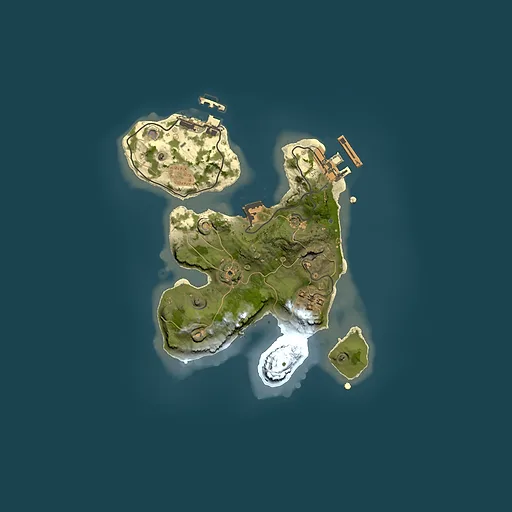 Rust map seed 1812656757, 2000x2000m top-down preview