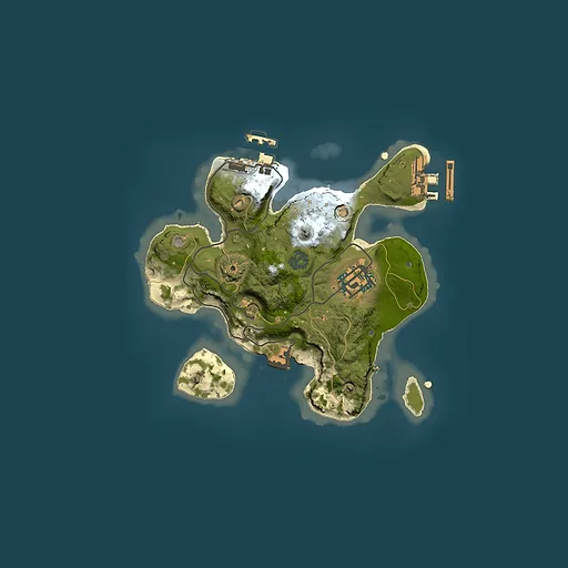 Rust map seed 383785773, 2000x2000m top-down preview