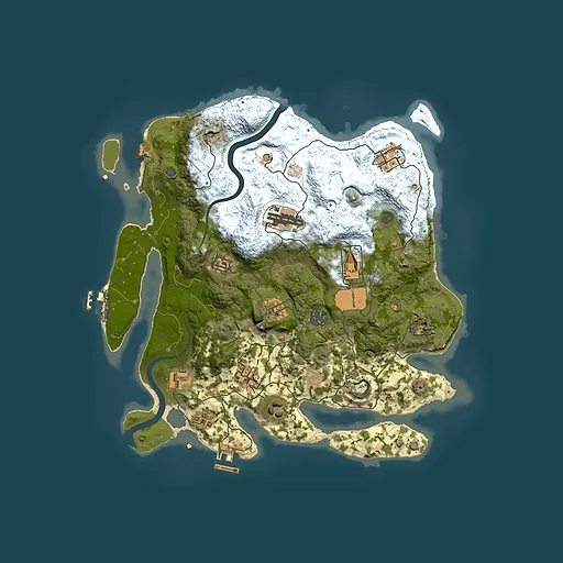 Rust map seed 1380327652, 3500x3500m top-down preview