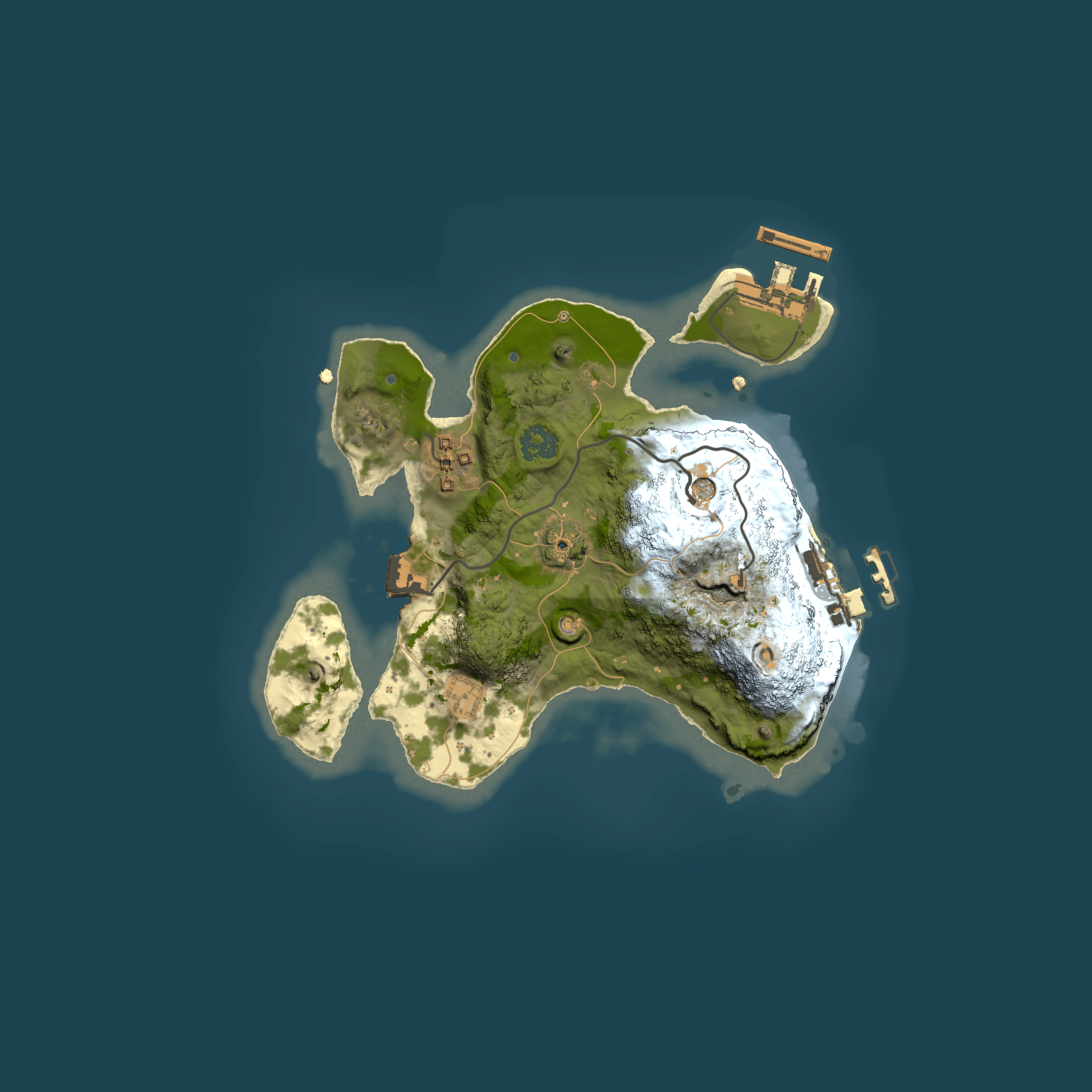 Full top-down render of Rust map seed 108782746, 2000x2000m