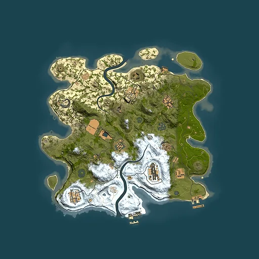 Rust map seed 692047773, 3500x3500m top-down preview