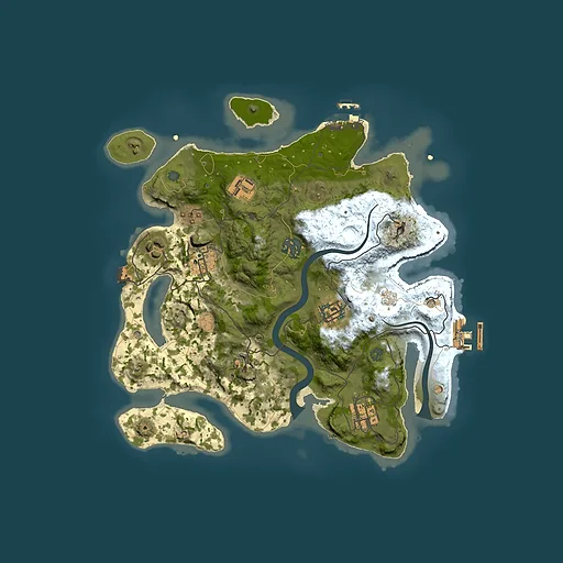 Rust map seed 645852037, 3000x3000m top-down preview