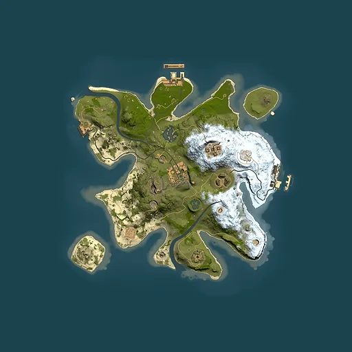 Rust map seed 1344991578, 2500x2500m top-down preview