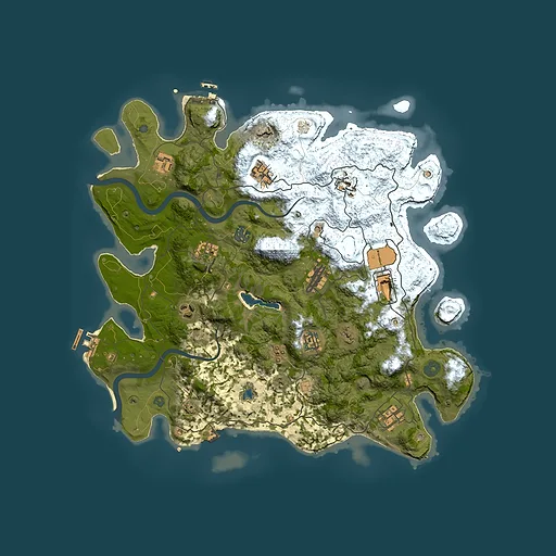 Rust map seed 359537077, 4000x4000m top-down preview