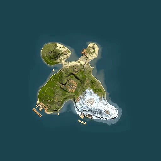 Rust map seed 1187817720, 2000x2000m top-down preview