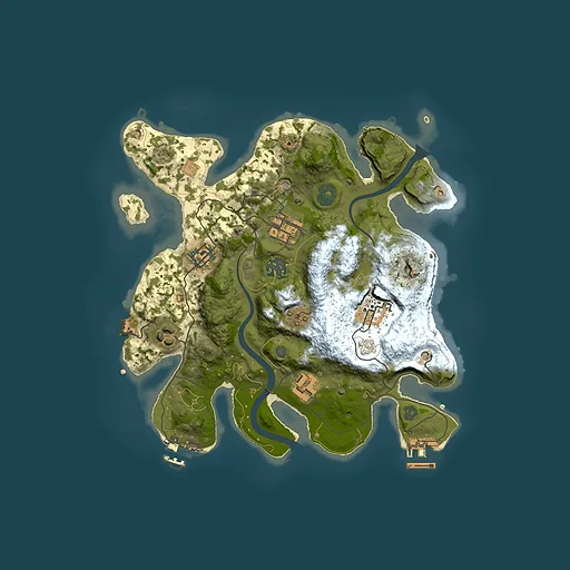 Rust map seed 11959390, 3000x3000m top-down preview