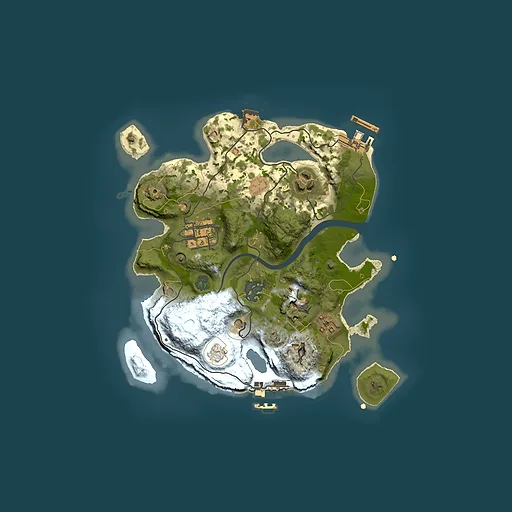Rust map seed 1783091712, 2500x2500m top-down preview