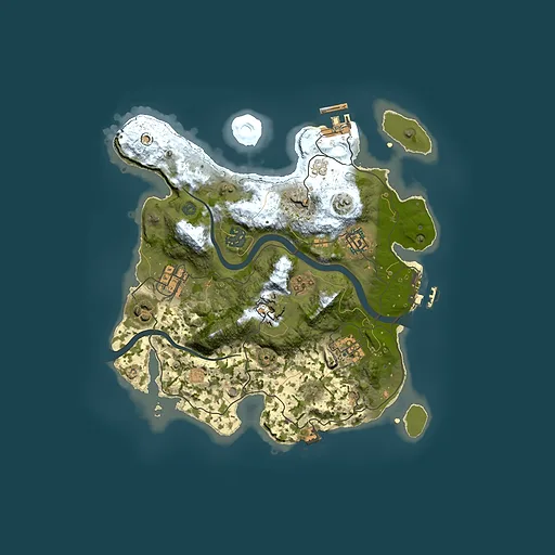 Rust map seed 1207329352, 3000x3000m top-down preview