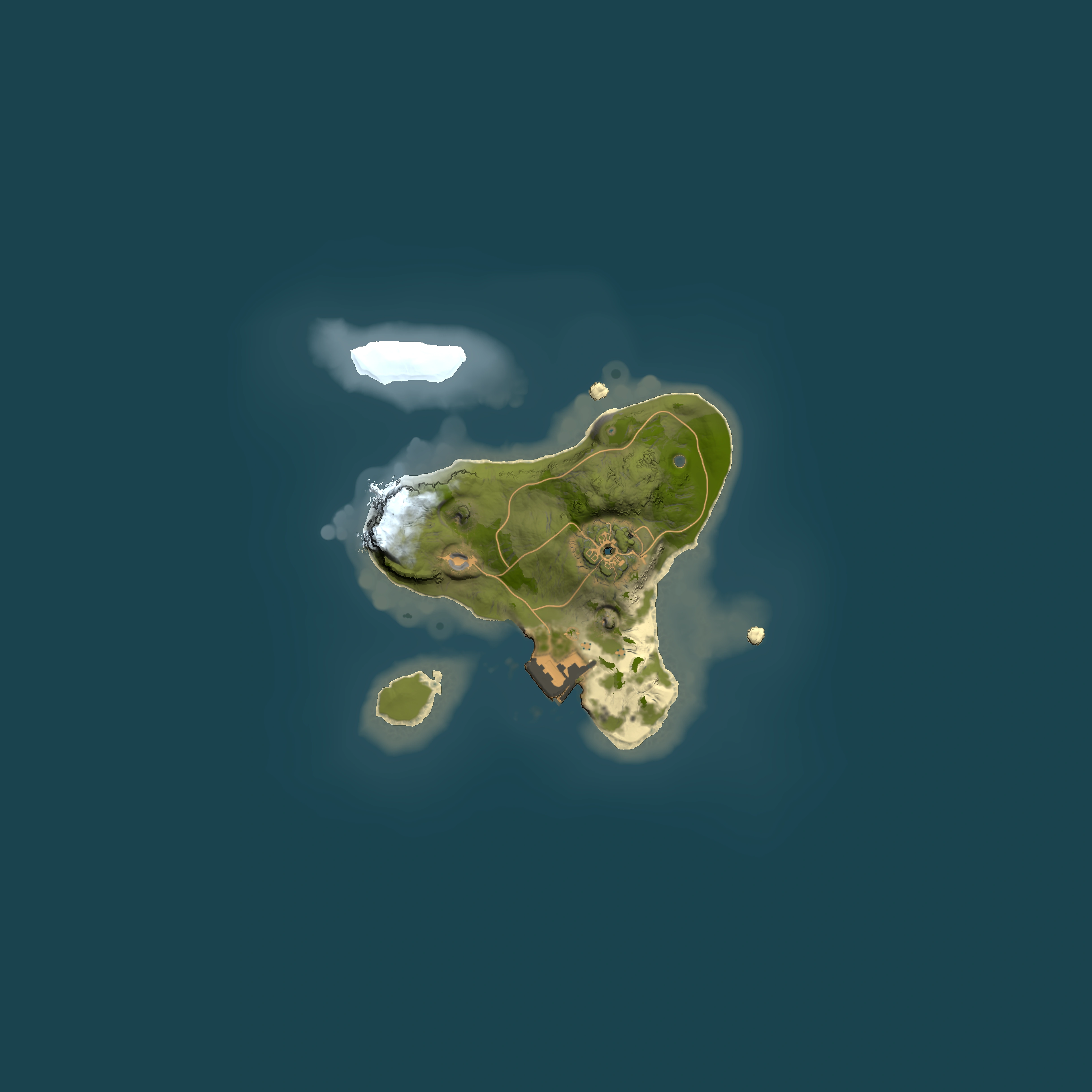 Full top-down render of Rust map seed 375163495, 1500x1500m