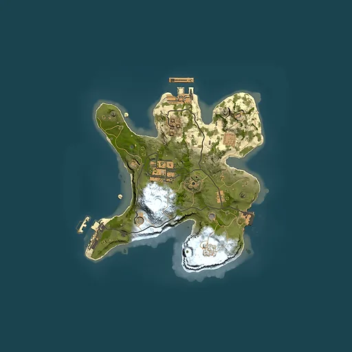 Rust map seed 1349872500, 2000x2000m top-down preview