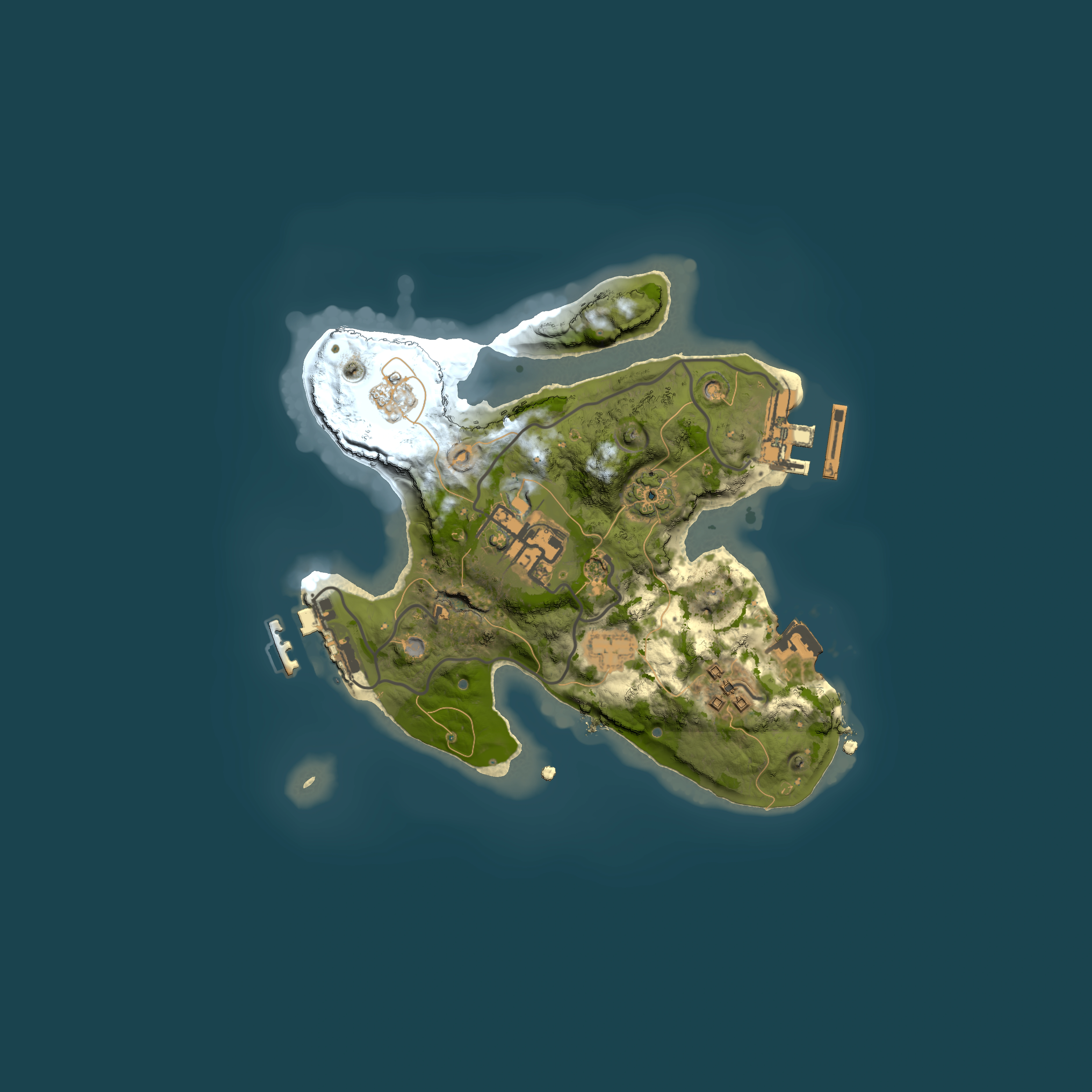 Full top-down render of Rust map seed 1792917668, 2000x2000m