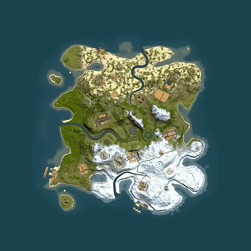 Rust map seed 1213331951, 3500x3500m top-down preview