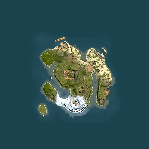 Rust map seed 100307029, 2000x2000m top-down preview
