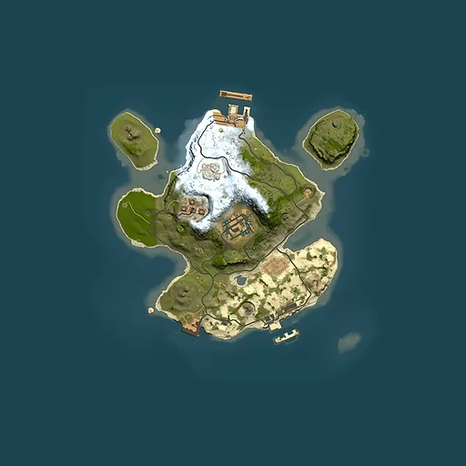 Rust map seed 698069781, 2000x2000m top-down preview