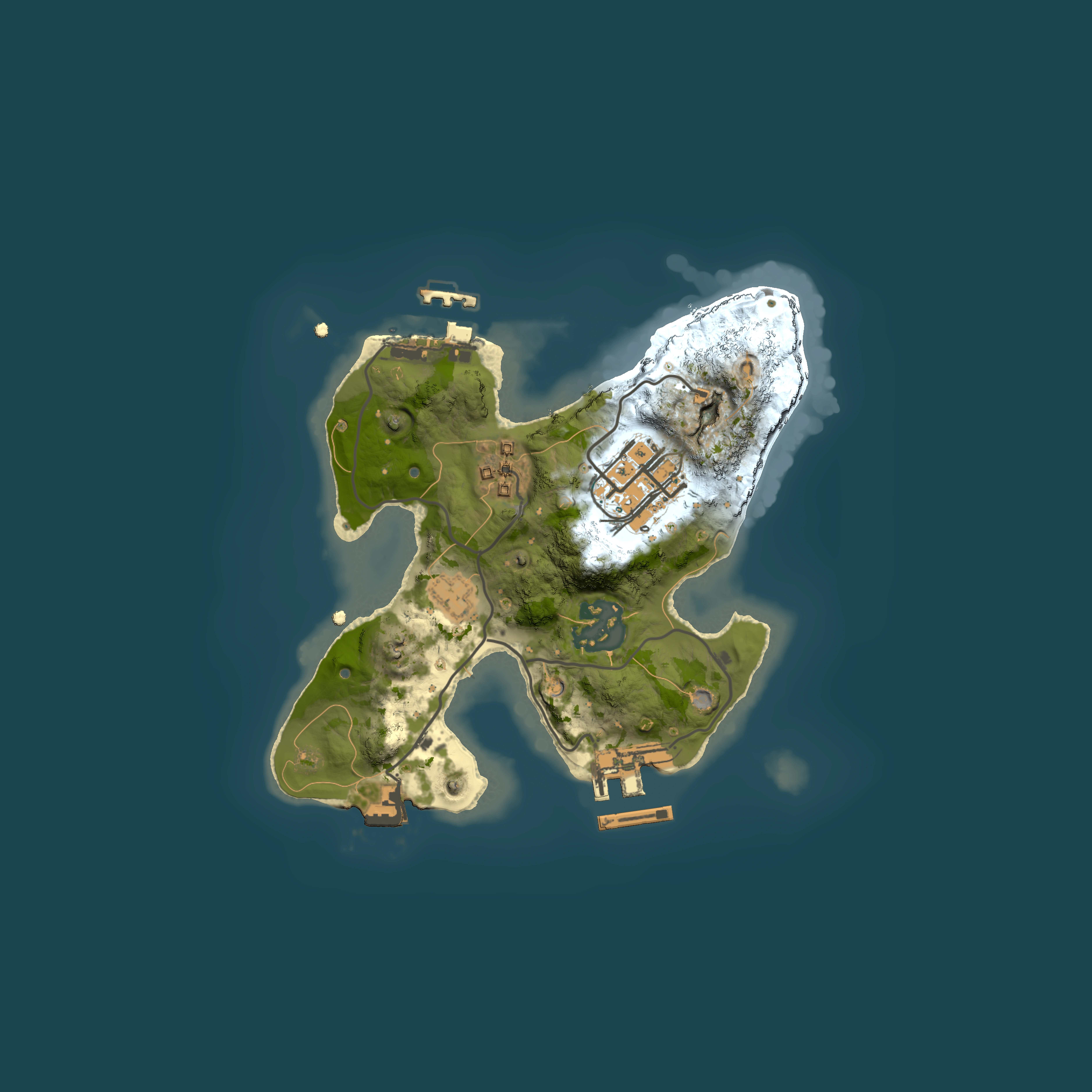 Full top-down render of Rust map seed 1593015189, 2000x2000m