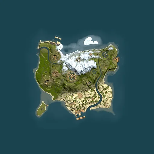 Rust map seed 1377310040, 2500x2500m top-down preview