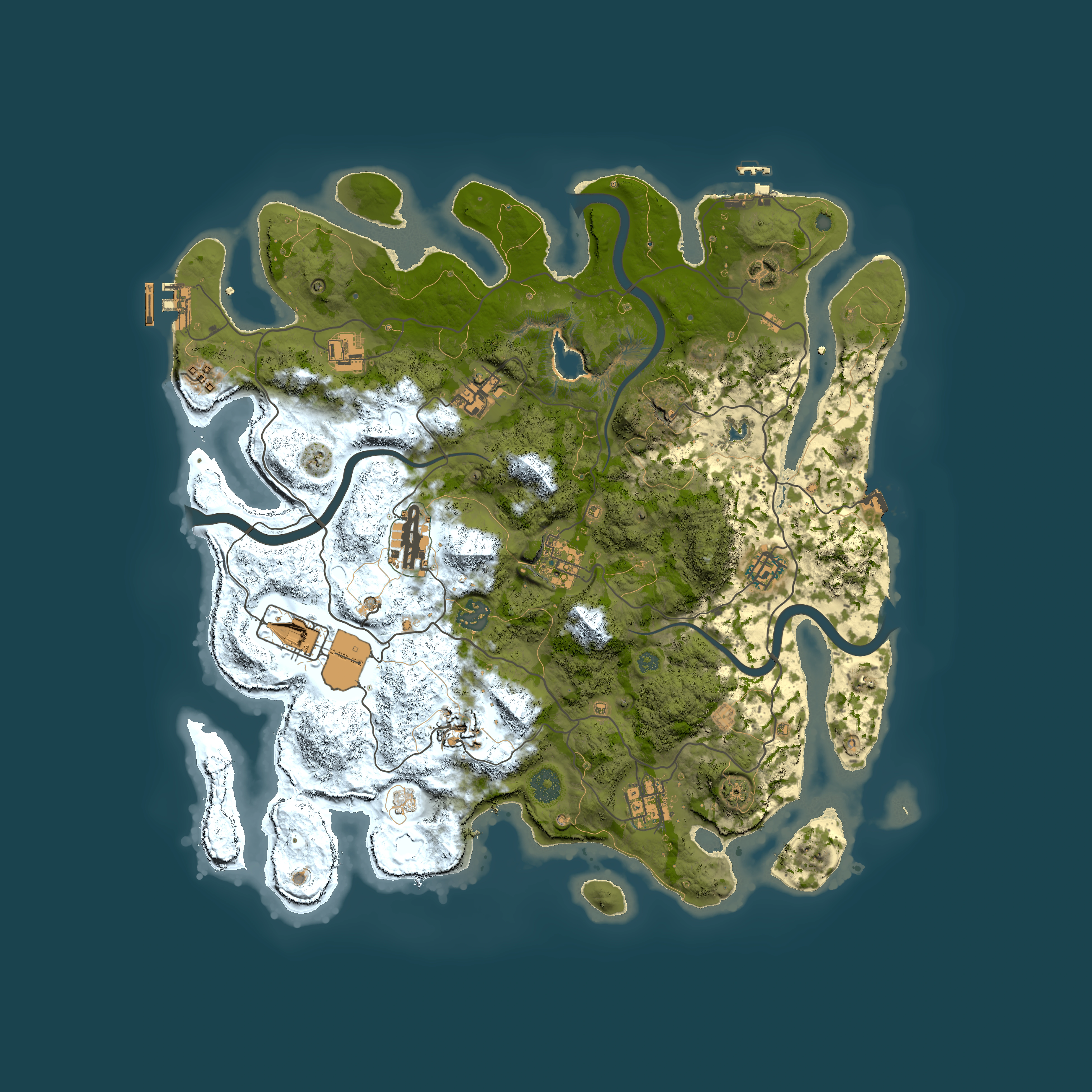 Full top-down render of Rust map seed 344914403, 4000x4000m