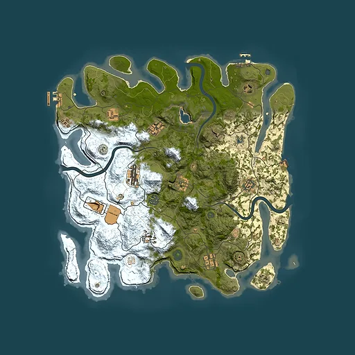 Rust map seed 344914403, 4000x4000m top-down preview