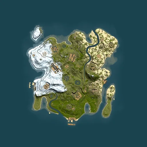 Rust map seed 1912965629, 3000x3000m top-down preview