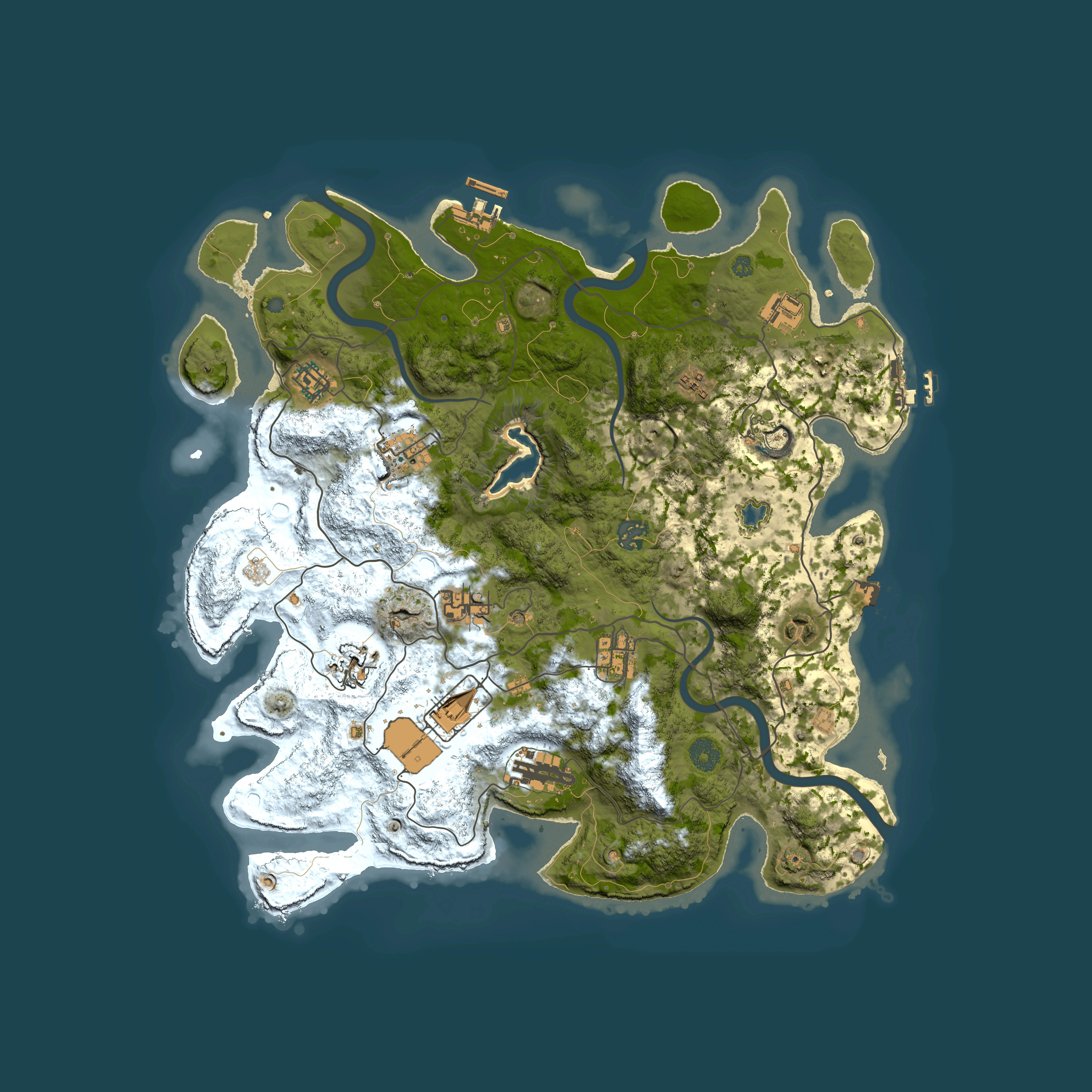Full top-down render of Rust map seed 1539067959, 4000x4000m