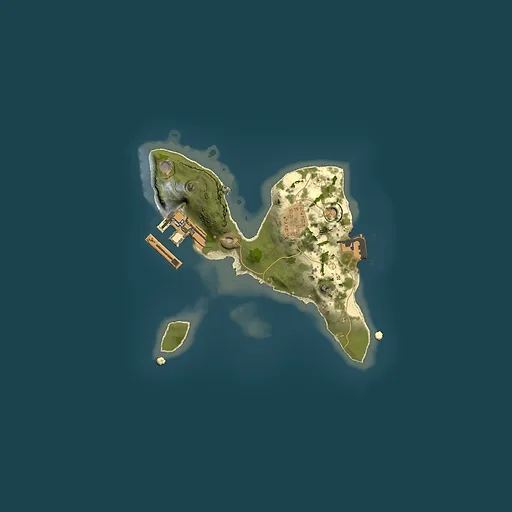 Rust map seed 985270100, 1500x1500m top-down preview