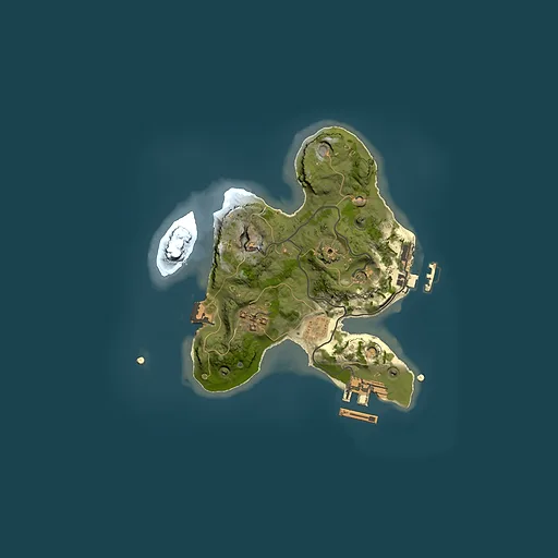 Rust map seed 172472161, 2000x2000m top-down preview