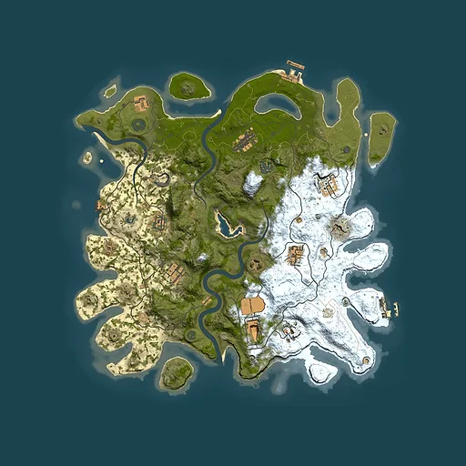 Rust map seed 973979613, 4000x4000m top-down preview
