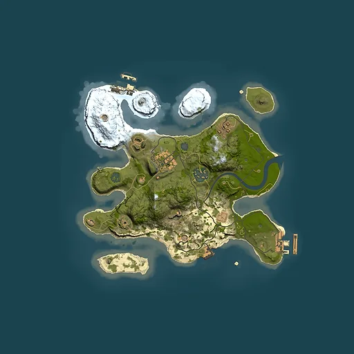 Rust map seed 2076451838, 2500x2500m top-down preview