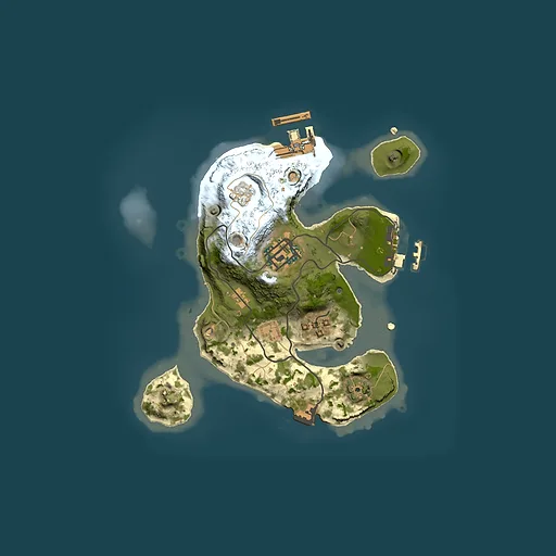 Rust map seed 873268357, 2000x2000m top-down preview