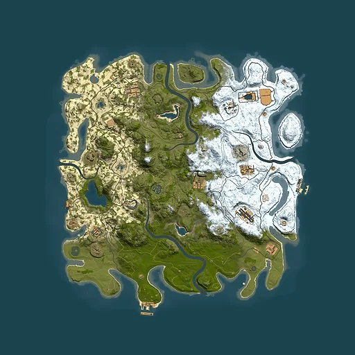 Rust map seed 77890016, 4500x4500m top-down preview