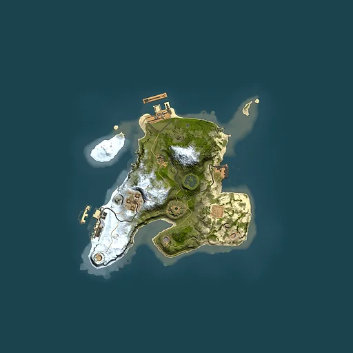 Rust map seed 894464305, 2000x2000m top-down preview