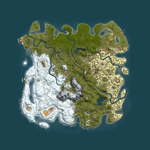 Rust map seed 1582904249, 5000x5000m top-down preview