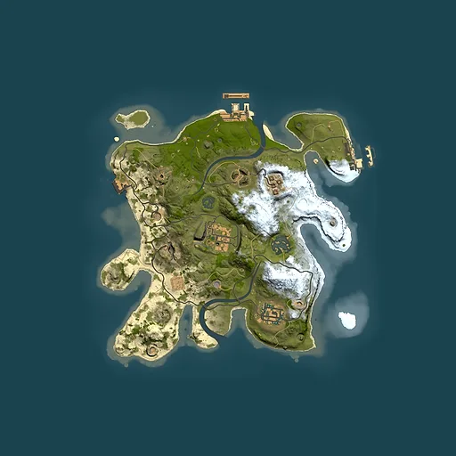 Rust map seed 1349875199, 2500x2500m top-down preview