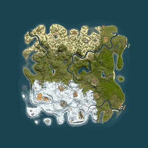 Rust map seed 984545920, 4500x4500m top-down preview