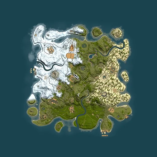Rust map seed 357131519, 4000x4000m top-down preview