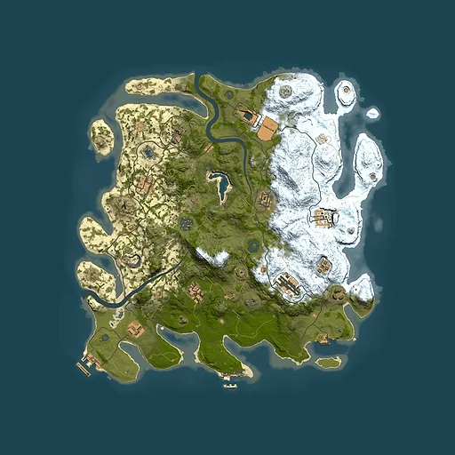 Rust map seed 1039512514, 4000x4000m top-down preview