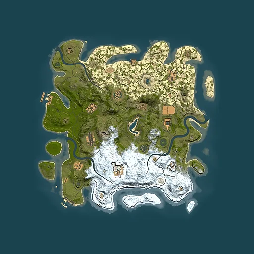 Rust map seed 1269755863, 4000x4000m top-down preview