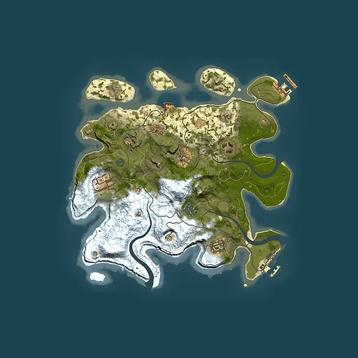 Rust map seed 1941275175, 3000x3000m top-down preview