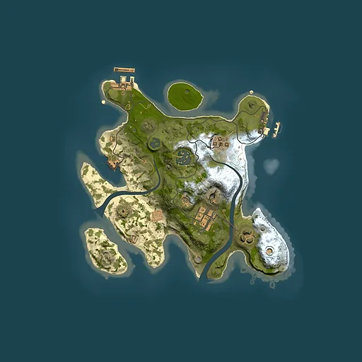 Rust map seed 1912465301, 2500x2500m top-down preview